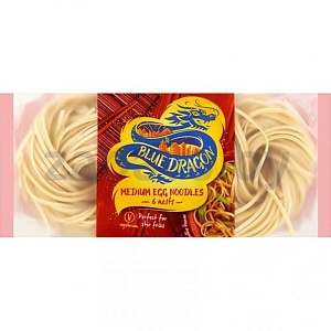 Лапша Blue Dragon Medium Egg Noodles яичная, 300 г
