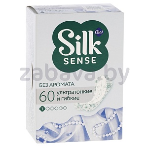 Прокладки ежедневные Ola! Silk Sense, без аромата, 60 шт.