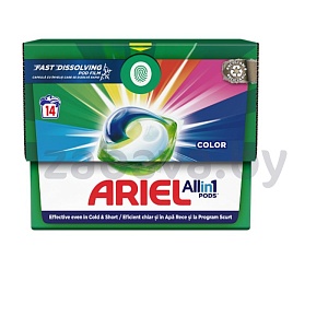 Капсулы для стирки Ariel Color, 14 шт.