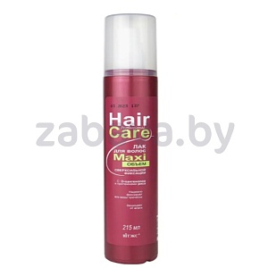 Лак для волос «Вiтэкс», Maxi объем, сверхсильн. фикс., 215 мл
