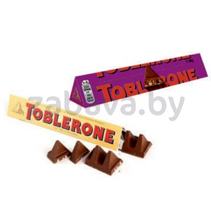 Шоколад Toblerone, 100 г, в ассорт.