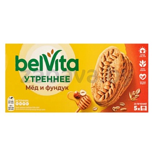 Печенье BelVita «Утреннее», фундук-мед, 225 г