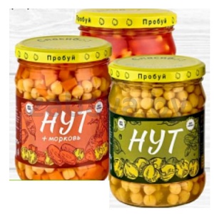 Нут «Малми групп», конс., 450 мл, в ассорт.