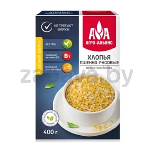 Хлопья пшенно-рисовые «Агро-альянс», 400 г