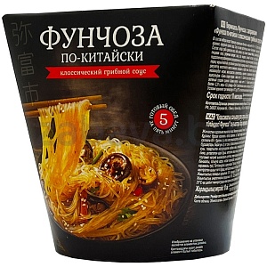 Фунчоза по-китайски, с классическ. грибным соусом, 127 г
