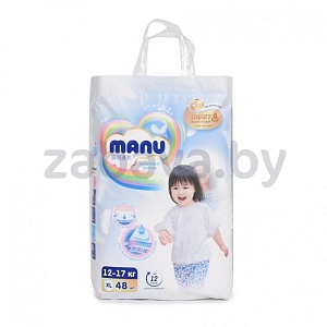 Трусики Manu XL, 12–17 кг, 48 шт.