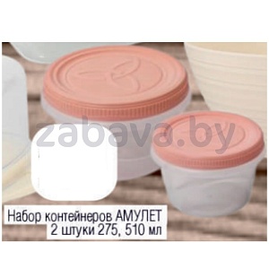Набор контейнеров, 2 шт., 275/510 мл