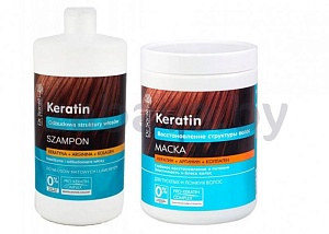 Шампунь/маска Dr. Sante Keratin, 1000 мл