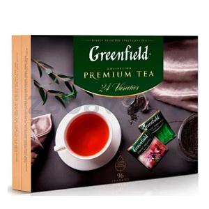 Набор чая Greenfield Premium Tea Collection, 24 сорт., 96 пак.