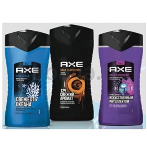 Гель для душа Axe, 250 мл, в ассортименте