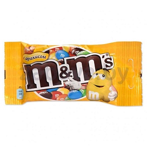 Драже M&M’s с арахисом, 45 г