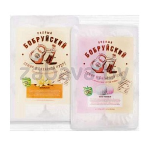 Зефир «Первый Бобруйский», бело-розовый или ванильный, 250 г