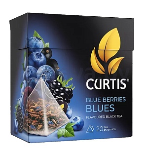 Чай черный Curtis Blue Berries Blues, 20 пирамидок