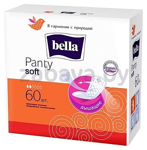 Прокладки Bella, Panty Soft, женские, гигиенические, ежедневные, 60 шт.