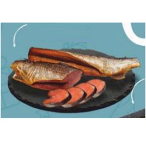 Горбуша подкопч. «Очень!», кусок, 1 кг