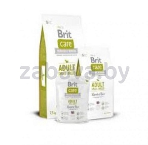 Brit Care Adult сухой корм для собак мелких пород, ягнёнок с рисом, 7,5 кг