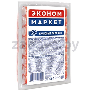 Крабовые палочки «Эконом Маркет», охл., 200 г
