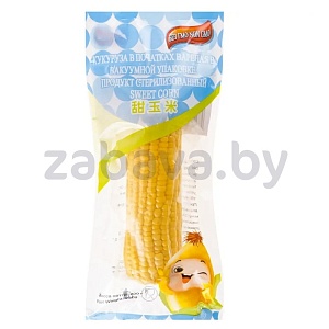 Кукуруза сладкая, отварн., в початки, Китай, 1 шт.