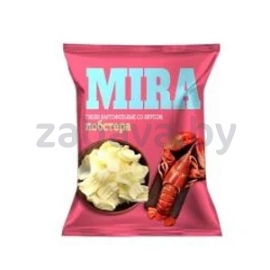 Снеки картоф. Mira, 160 г, лобстер