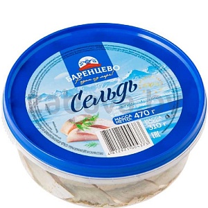 Сельдь атлант. «Баренцево», кусочки, с/с, с укропом в масле, 470 г