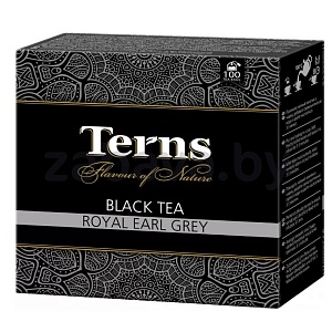 Чай Terns Royal Earl Grey, черный, 100 пак.