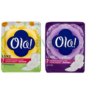 Прокладки Ola! Ultra Luxe Super, 7 шт.