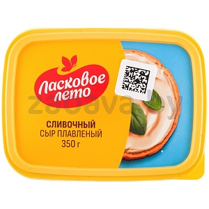 Сыр плавленый «Ласковое лето», сливочн., 40%, 350 г