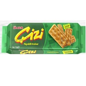Крекер Ülker Cizi со вкусом сыра, 70 г