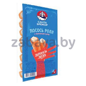 Лосось-ролл «Санта Бремор» с сыром, 180 г
