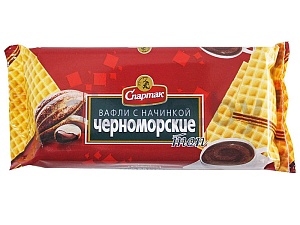 Вафли «Спартак» «Черноморские топ», 87 г
