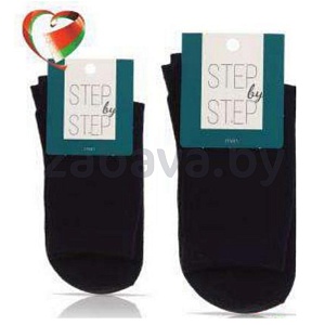 Носки мужские Step By Step, размер 23-31, черный