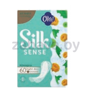 Прокладки ежедневные Ola! Silk Sense, ромашка или без аромата, 60 шт.