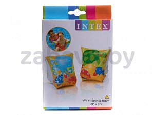 Нарукавники надувные Intex, пластмассовые, детские, 23×15 см