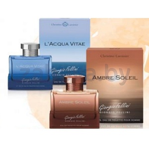 Туал. вода мужск. Giorgio Fellini, L'Acqua Vitae или Ambre Soleil, 100 мл