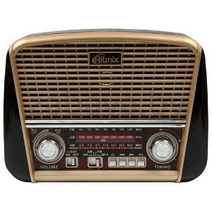 Радиоприемник Ritmix RPR-050, gray, red или gold