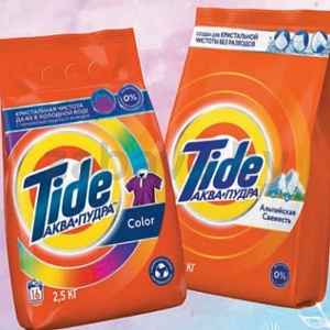 Стиральный порошок Tide «Альпийская свежесть» или Color, 2,5 кг