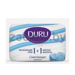 Крем-мыло Duru 1+1, 80 г, морские минералы
