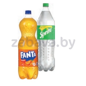 Напиток Sprite или Fanta, 2 л