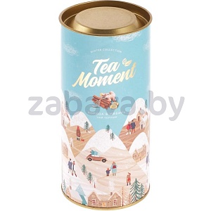 Чай черный Tea Moment, с цедрой апельсина и кардамона/имбирем и корицей, 100 г