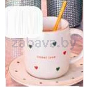 Набор «Только ты», чашка, блюдце и ложка