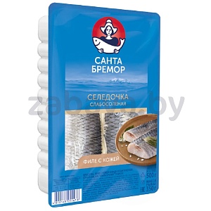 Филе сельди в масле «Санта Бремор», с/с, 500 г