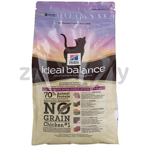 Hill’s Ideal Balance беззерновой корм для взрослых кошек, 0,3 кг