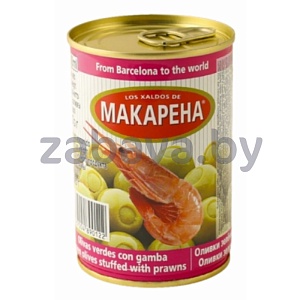 Оливки «Макарена», зел., фарш., 300 мл, в ассорт.