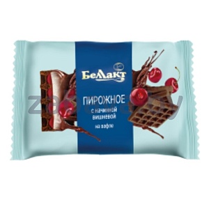 Пирожное творожное «Беллакт», вишня, 100 г