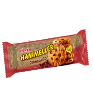 Печенье Ulker, Hanimeller, с кус. шоколада, 82 г