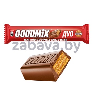 Батончик шоколадн. Goodmix Duo, дуо, 40 г