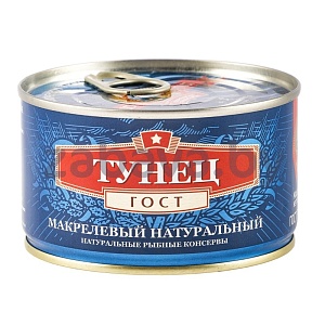 Тунец макрелевый «Сохраним традиции», натур., 240 г