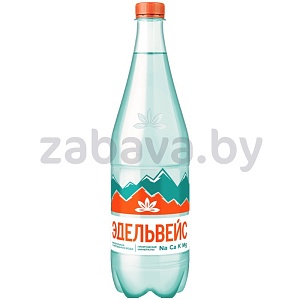 Вода минеральная «Эдельвейс», газированная, 1,5 л