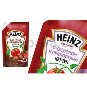 Кетчуп Heinz, для гриля и шашлыка или с чексноком и пряностями, 320 г