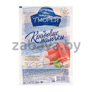 Палочки крабовые «7 морей», замор., 200 г